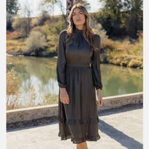 Roolee green Midi Dress